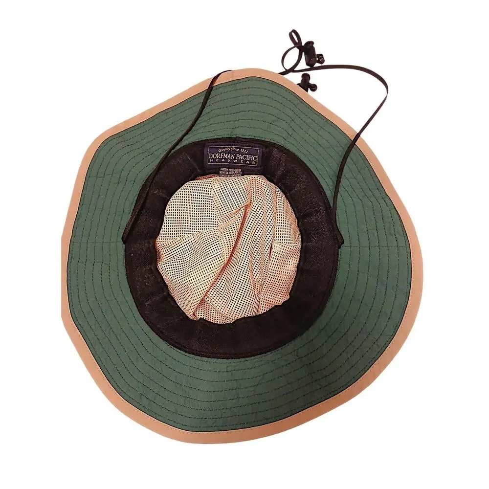 Dorman Pacific‎ Headwear Outdoor Design Bucket Hat Size XL Beige Safari Sun Brim